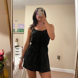 Black Casual Mini Dress